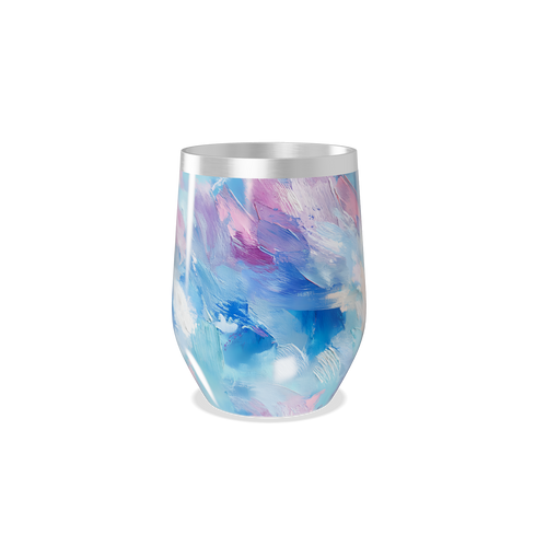 Copo Térmico Slim - Estampa Abstrata Colorida