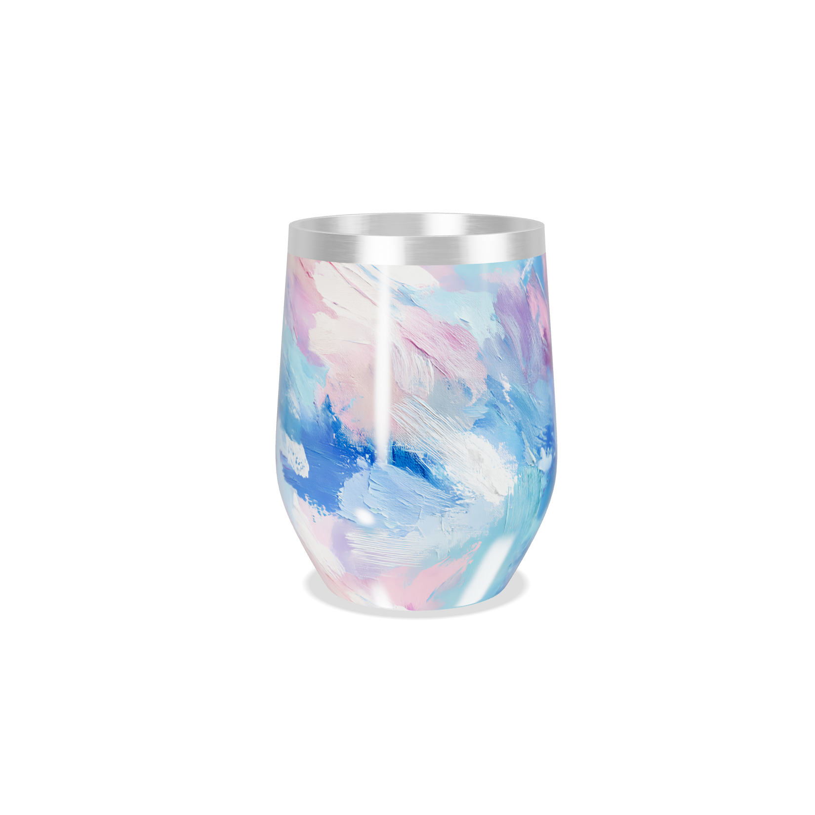 Copo Térmico Slim - Estampa Abstrata Colorida