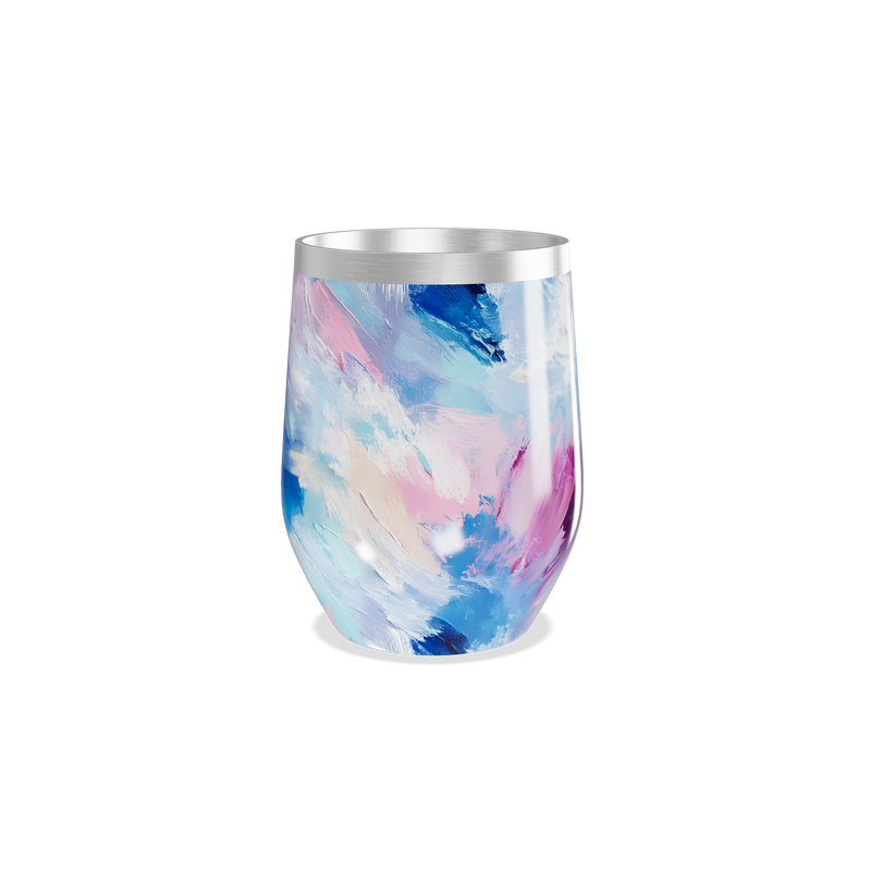 Copo Térmico Slim - Estampa Abstrata Colorida