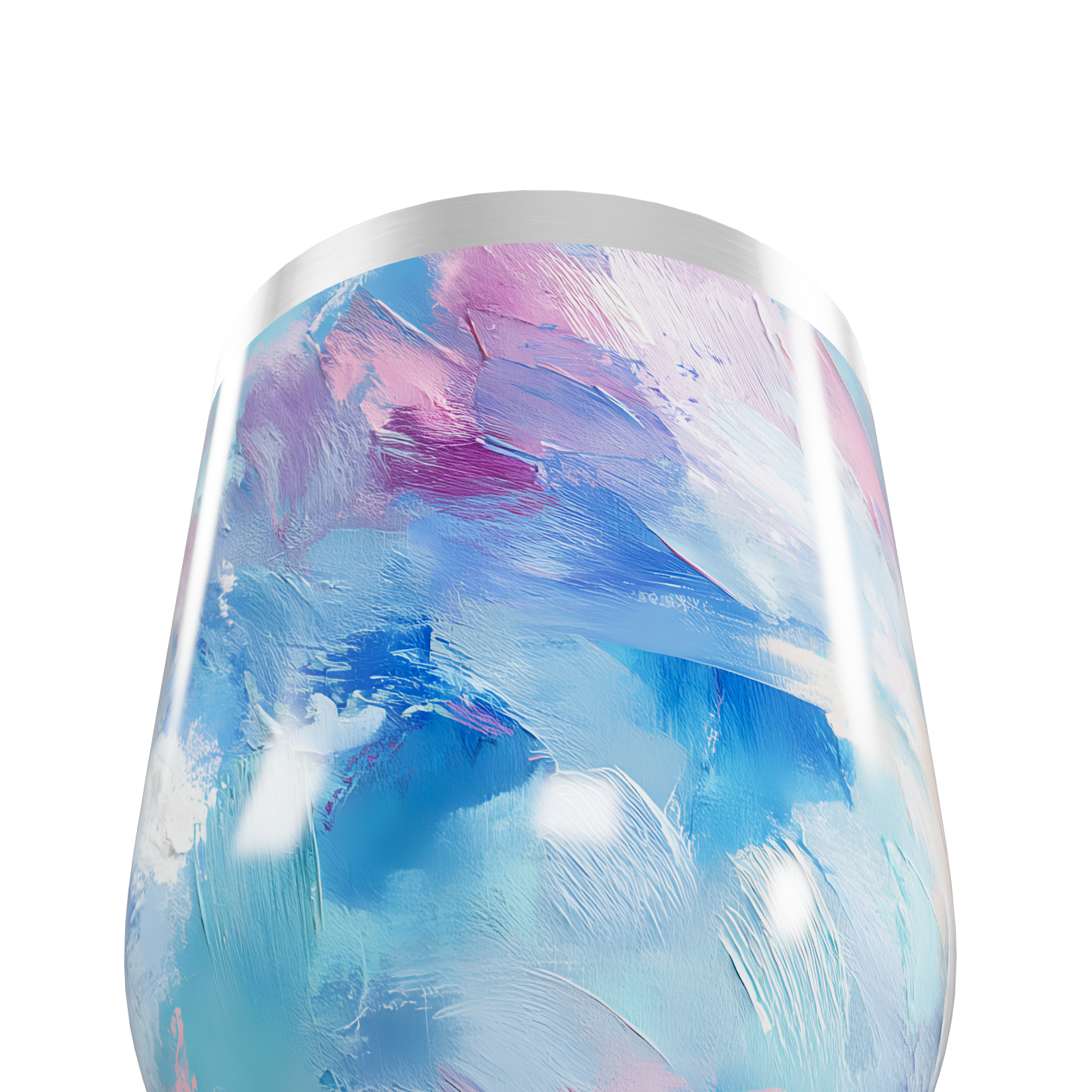 Copo Térmico Slim - Estampa Abstrata Colorida