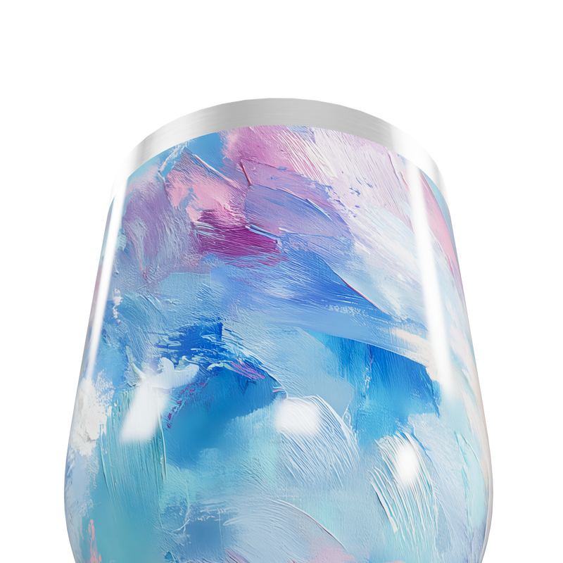 Copo Térmico Slim - Estampa Abstrata Colorida