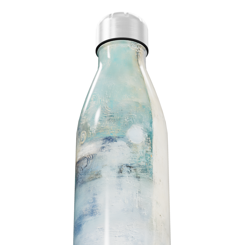 Garrafa Inox Azul - Estampa Artística