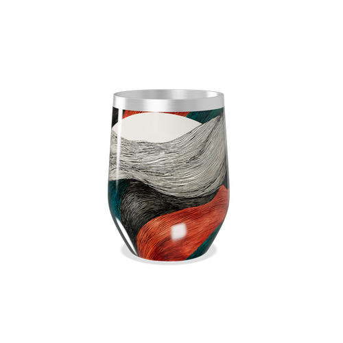 Copo Térmico Slim - Estampa Abstrata Colorida