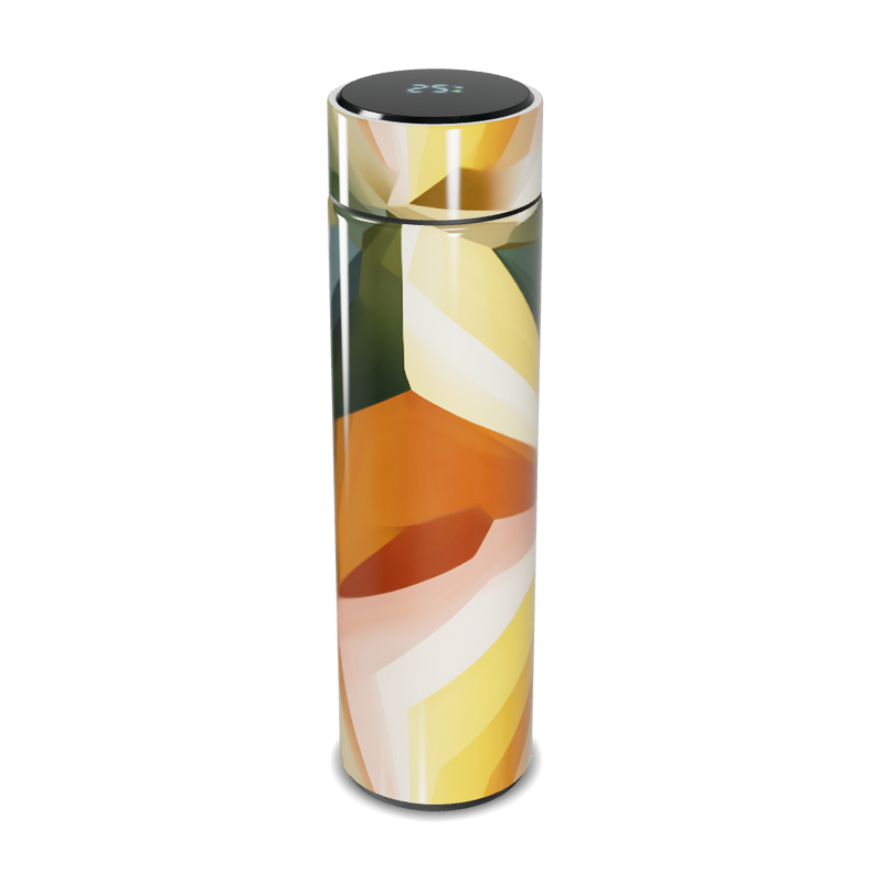 Garrafa Térmica Touch - Estampa Geométrica Colorida