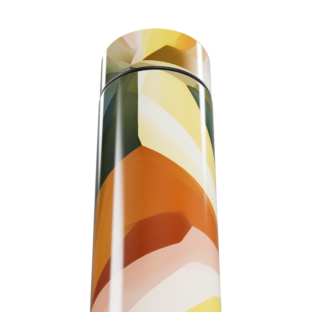 Garrafa Térmica Touch - Estampa Geométrica Colorida