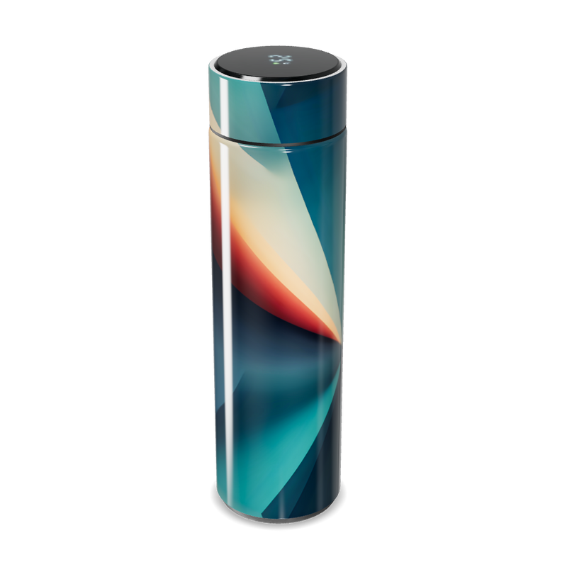 Garrafa Térmica Touch - Estampa Abstrata Colorida