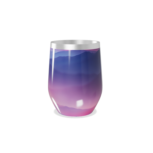 Copo Térmico Slim - Estampa Gradiente Colorida