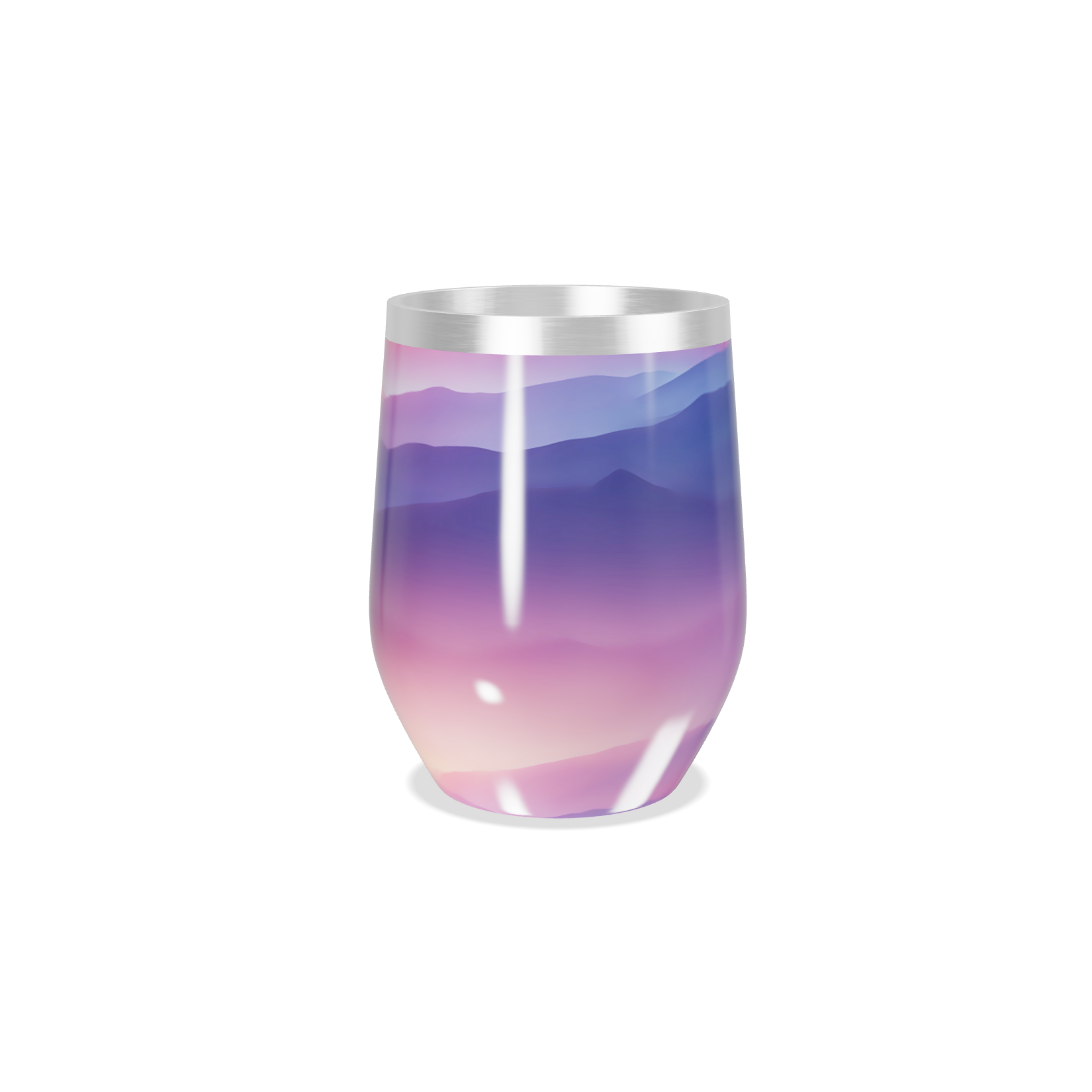 Copo Térmico Slim - Estampa Gradiente Colorida