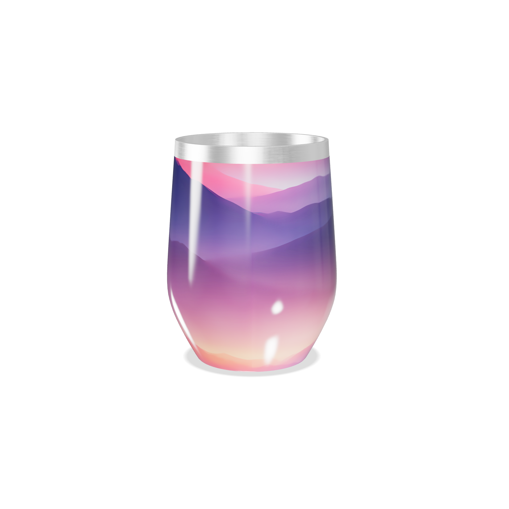 Copo Térmico Slim - Estampa Gradiente Colorida