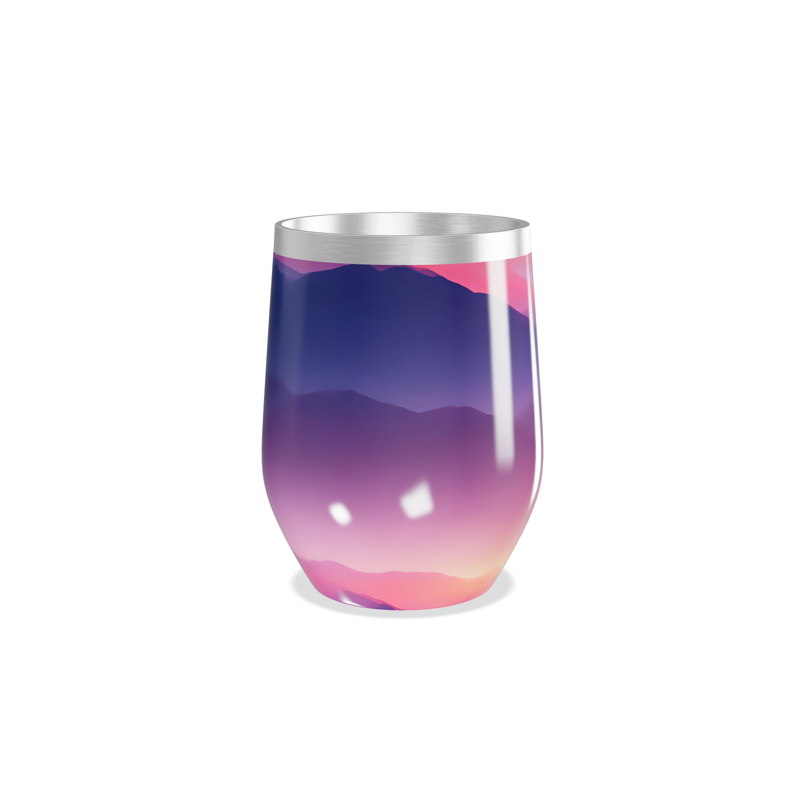 Copo Térmico Slim - Estampa Gradiente Colorida