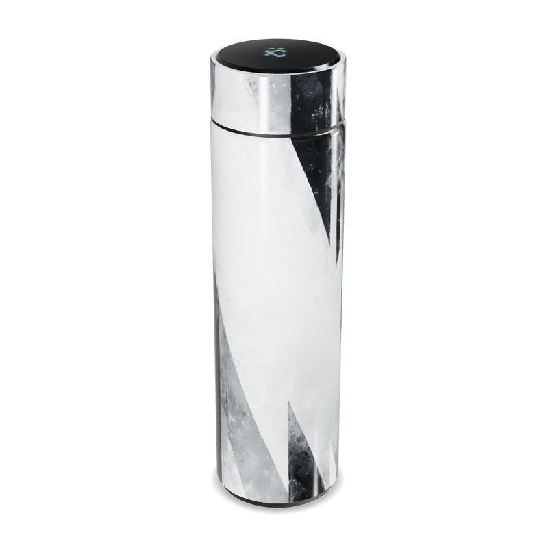 Garrafa Térmica Touch - Preto e Branco Geométrico