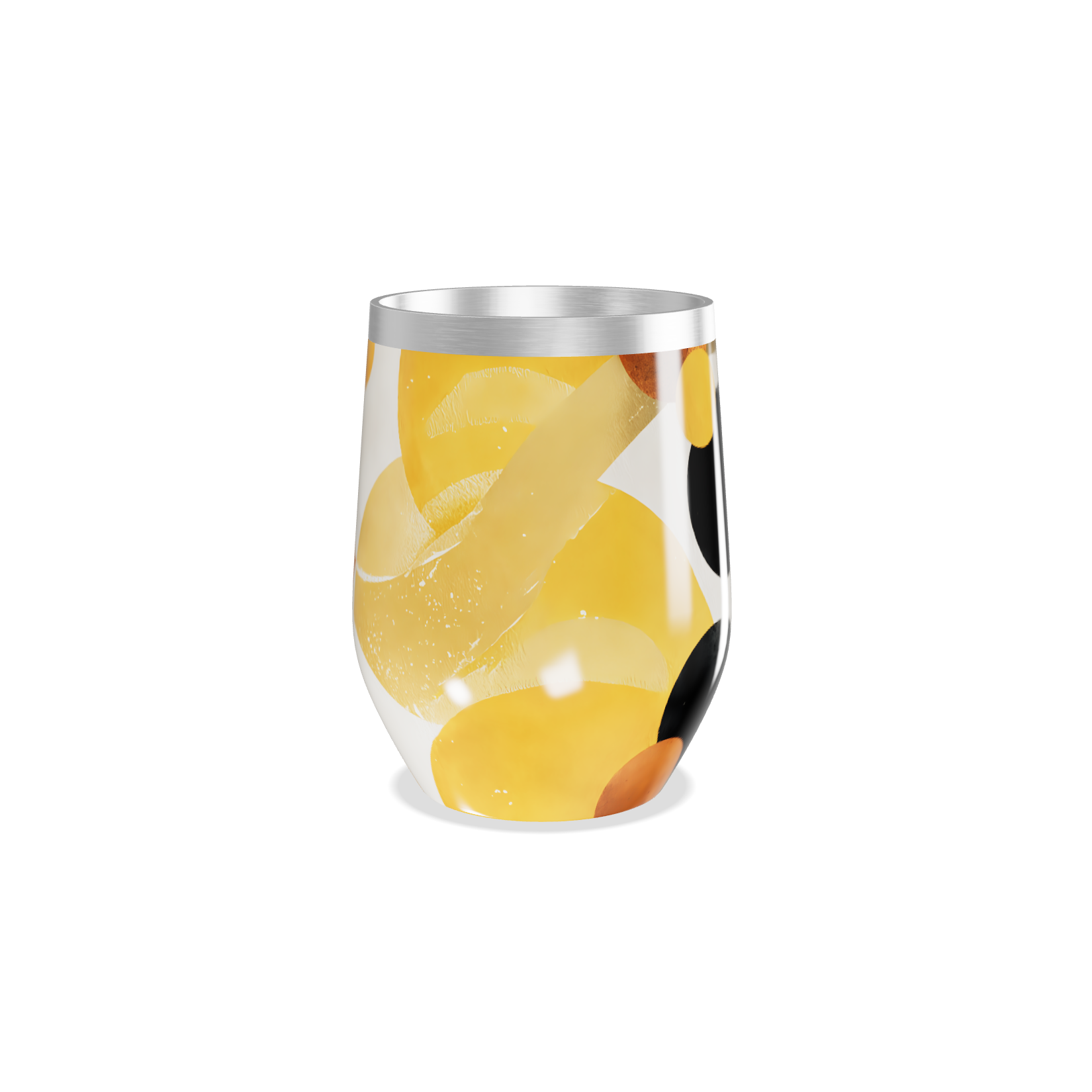 Copo Térmico Slim - Estampa Abstrata Colorida