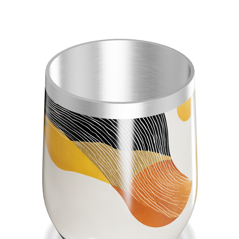 Copo Térmico Slim - Estampa Abstrata Colorida