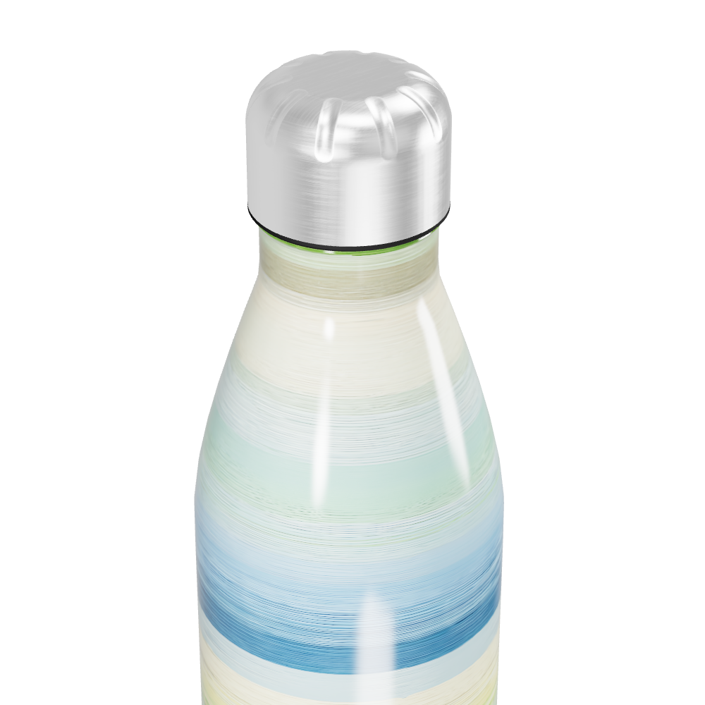 Garrafa Inox - Listras Coloridas