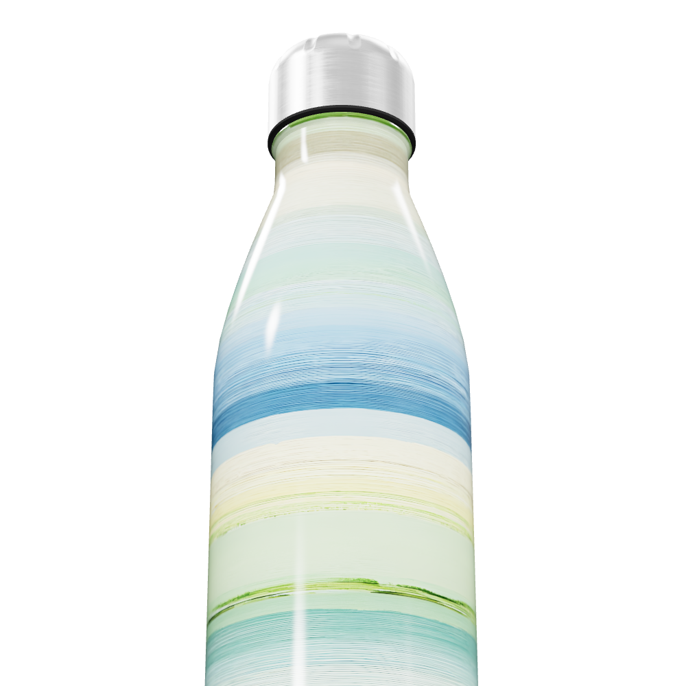 Garrafa Inox - Listras Coloridas