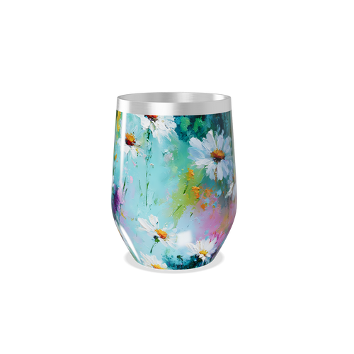 Copo Térmico Slim - Floral em Aço Inox