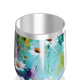 Copo Térmico Slim - Floral em Aço Inox