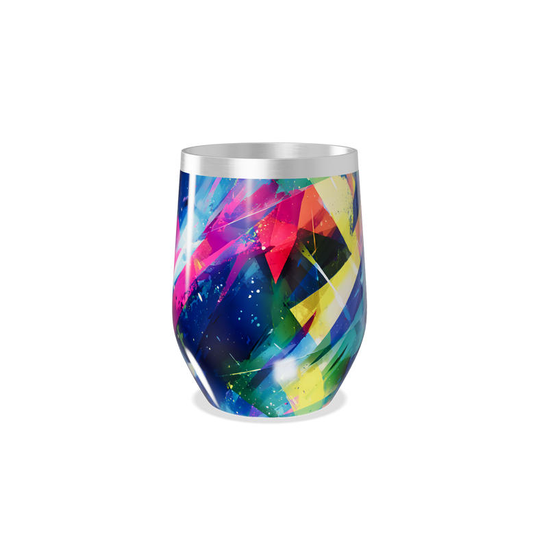 Copo Térmico Slim - Arte Colorida Aço Inox