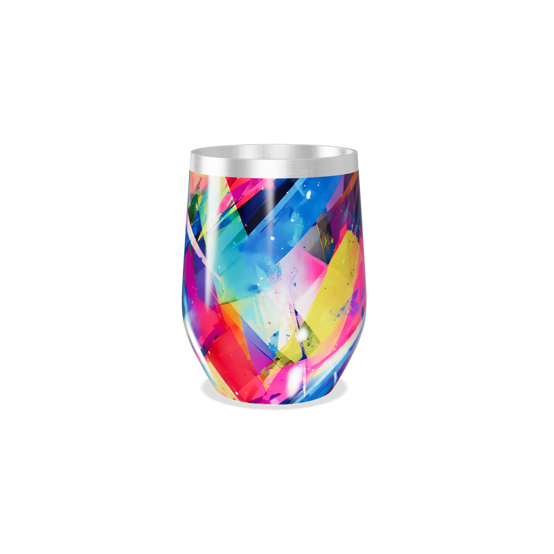 Copo Térmico Slim - Arte Colorida Aço Inox