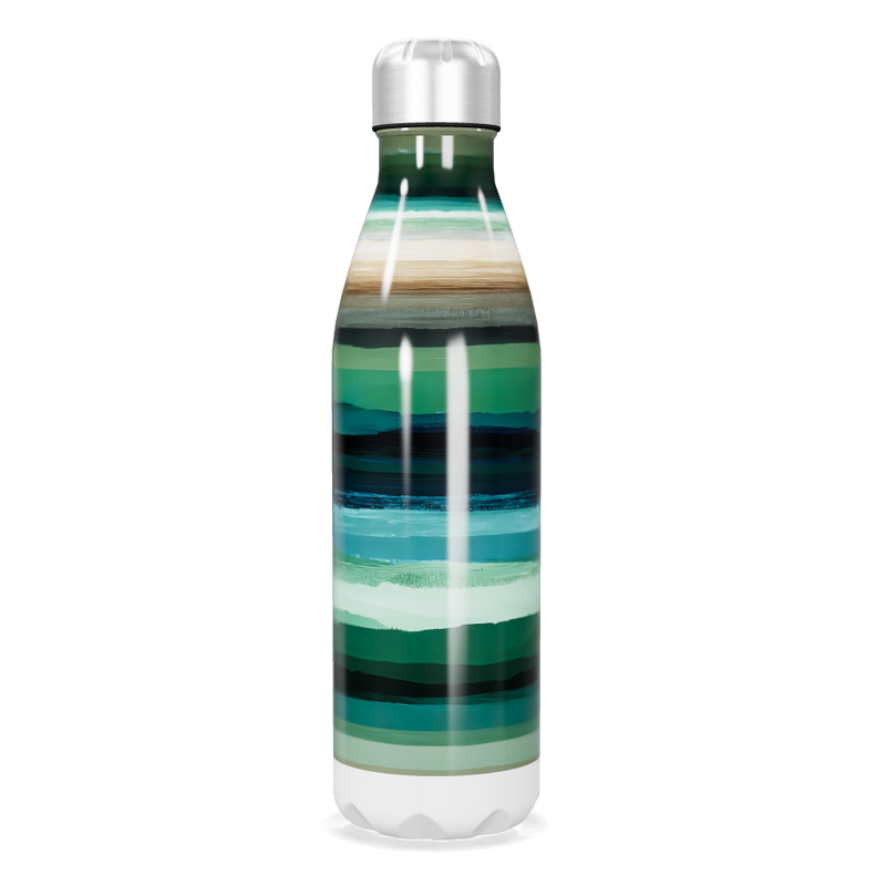 Garrafa Inox Listrada Verde Azul