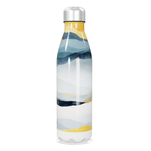 Garrafa Inox - Estampa Colorida Abstrata