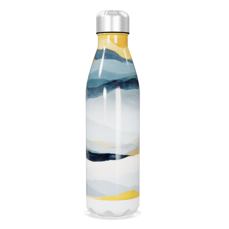 Garrafa Inox - Estampa Colorida Abstrata