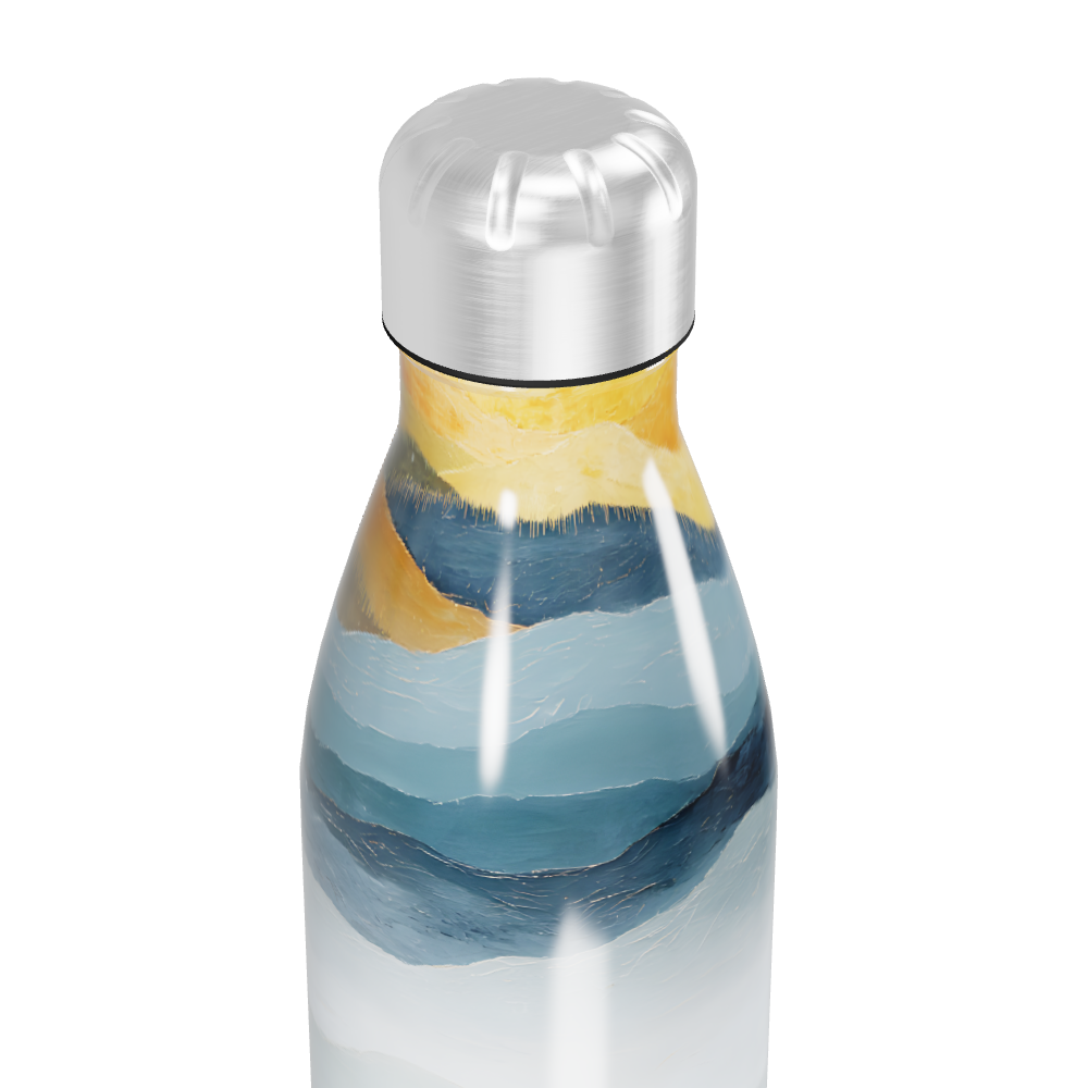 Garrafa Inox - Estampa Colorida Abstrata