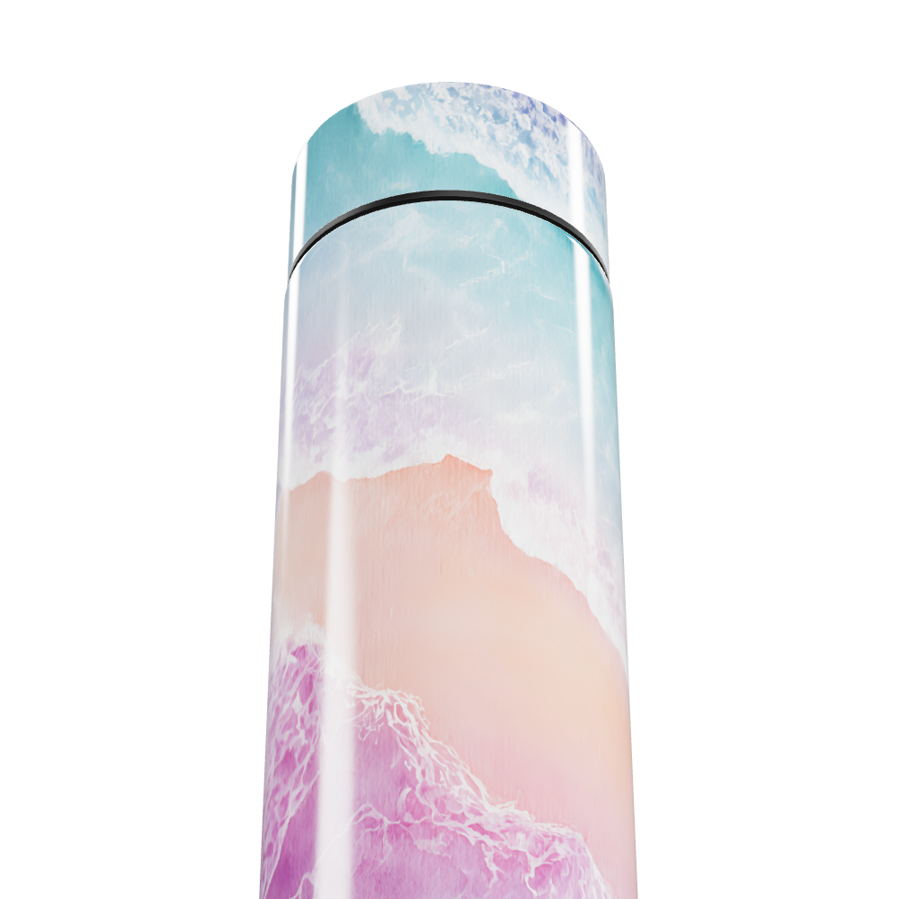 Garrafa Térmica Touch - Estampa Oceano Pastel