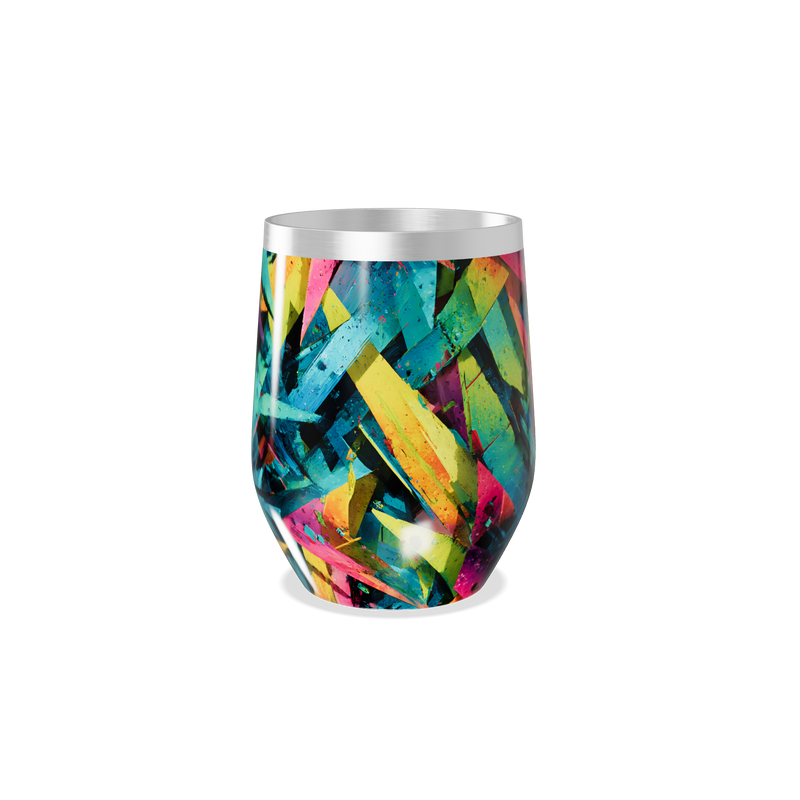 Copo Térmico Slim - Estampado Colorido Inox