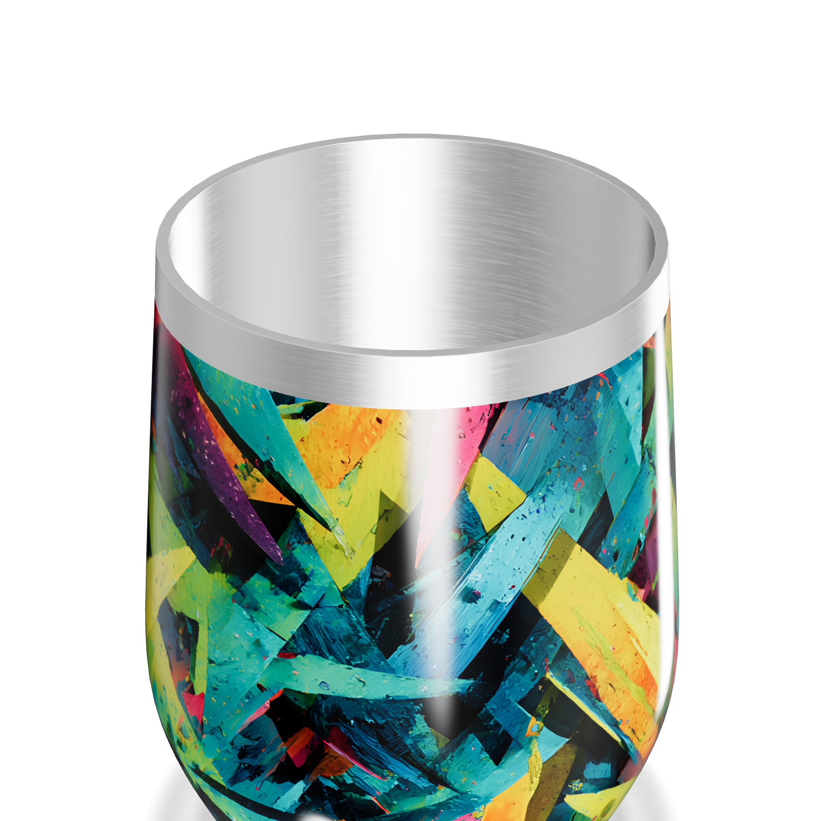 Copo Térmico Slim - Estampado Colorido Inox