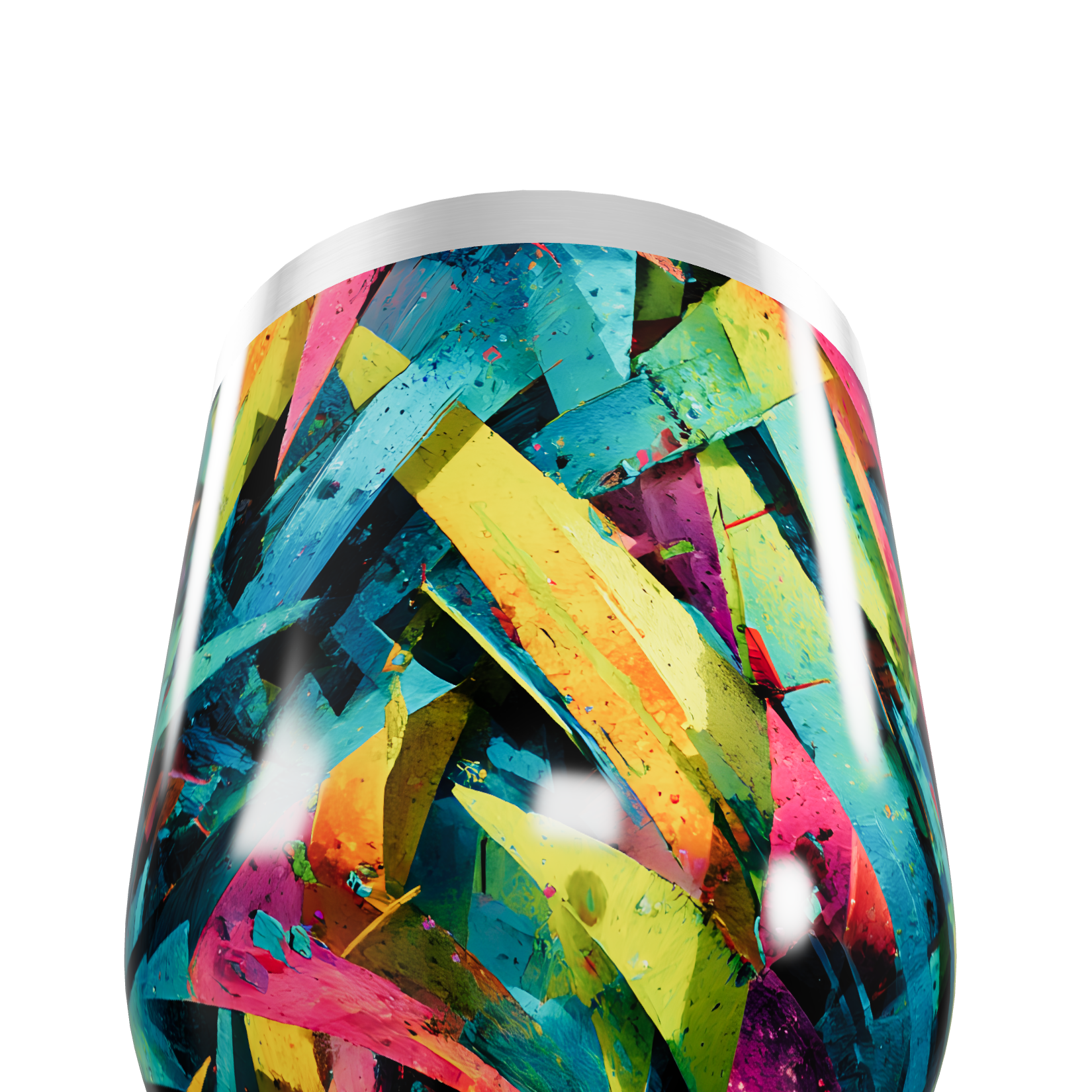 Copo Térmico Slim - Estampado Colorido Inox