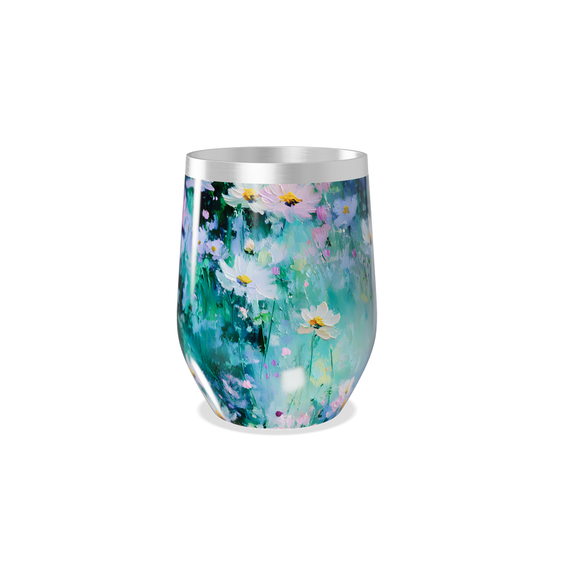 Copo Térmico Slim - Floral Aquarela