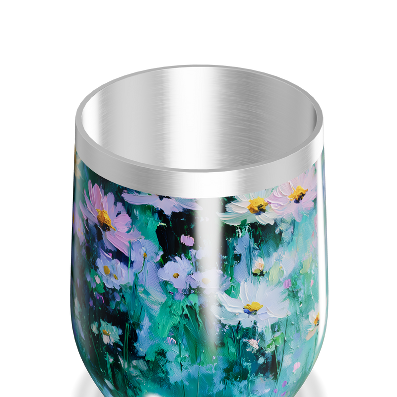 Copo Térmico Slim - Floral Aquarela