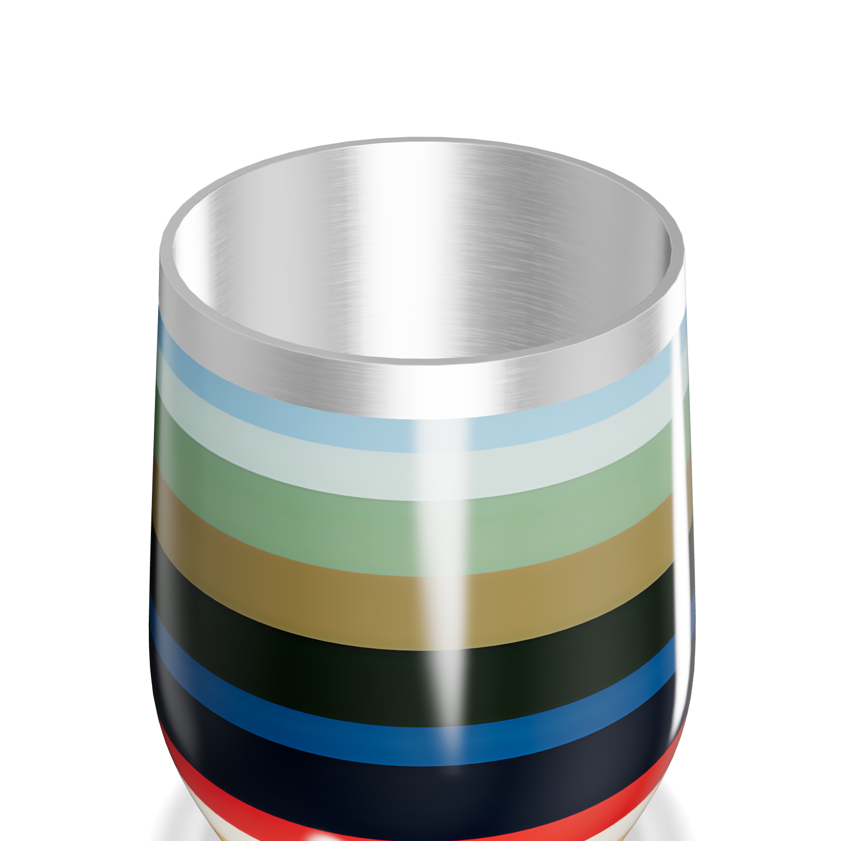 Copo Térmico Slim - Cores e Listras Coloridas