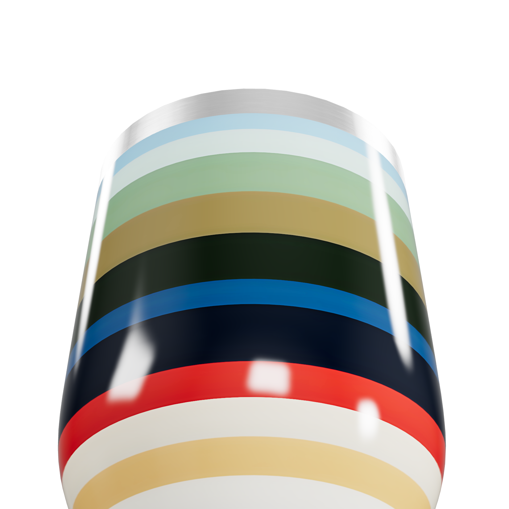 Copo Térmico Slim - Cores e Listras Coloridas