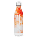 Garrafa Inox - Estampa Marmorizada Laranja