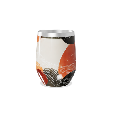 Copo Térmico Slim - Estampa Abstrata Colorida