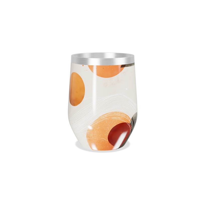 Copo Térmico Slim - Estampa Abstrata Colorida