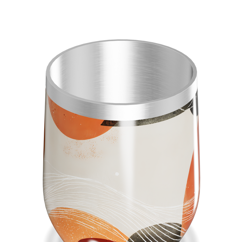 Copo Térmico Slim - Estampa Abstrata Colorida