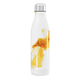Garrafa Inox - Branca com Estampa Amarela