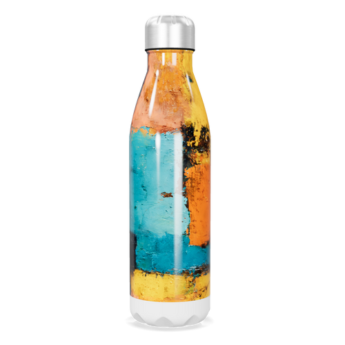 Garrafa Inox - Estampa Colorida Abstrata