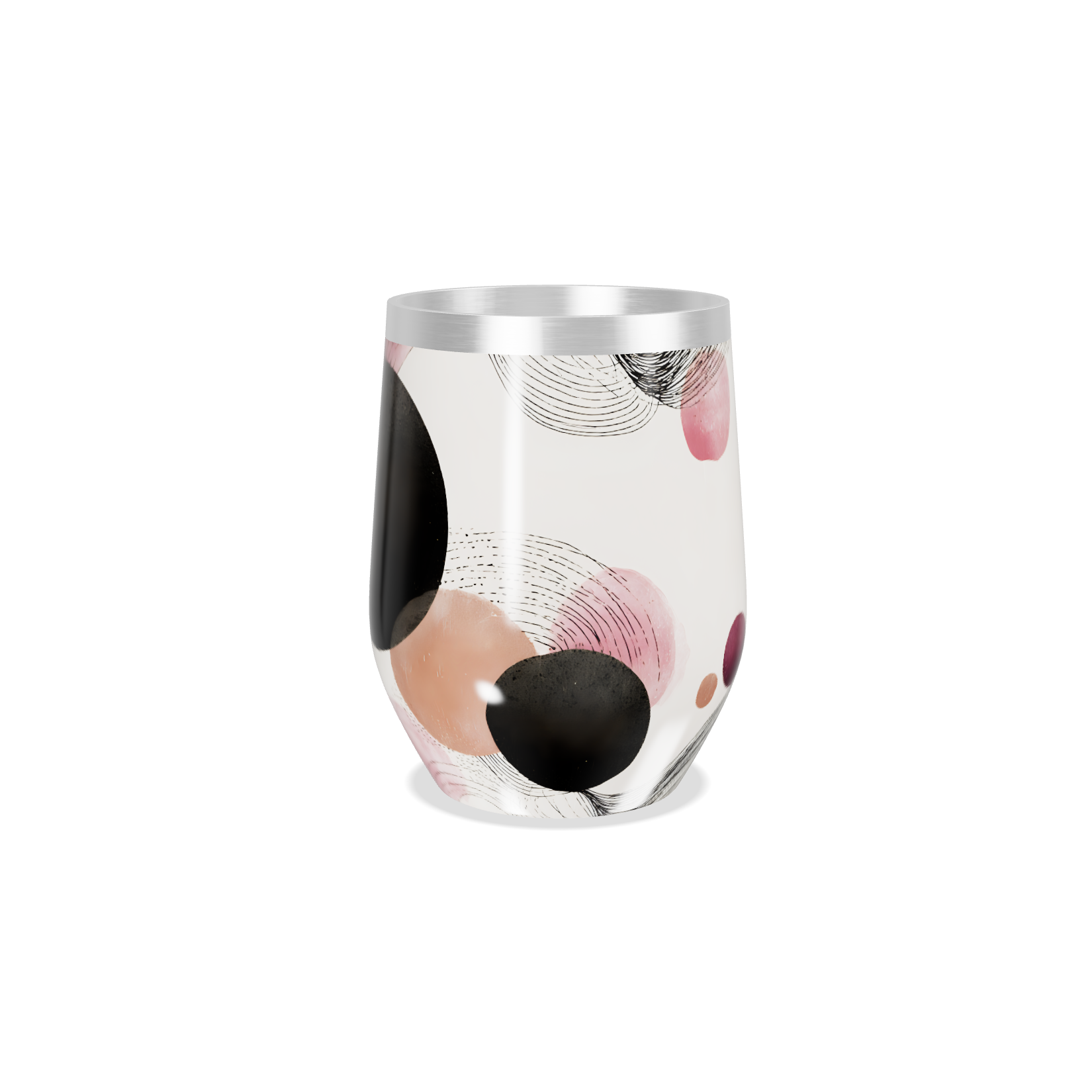 Copo Térmico Slim - Estampa Bolinhas Coloridas