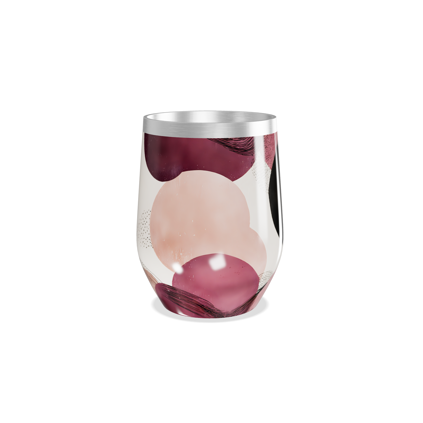 Copo Térmico Slim - Estampa Bolinhas Coloridas