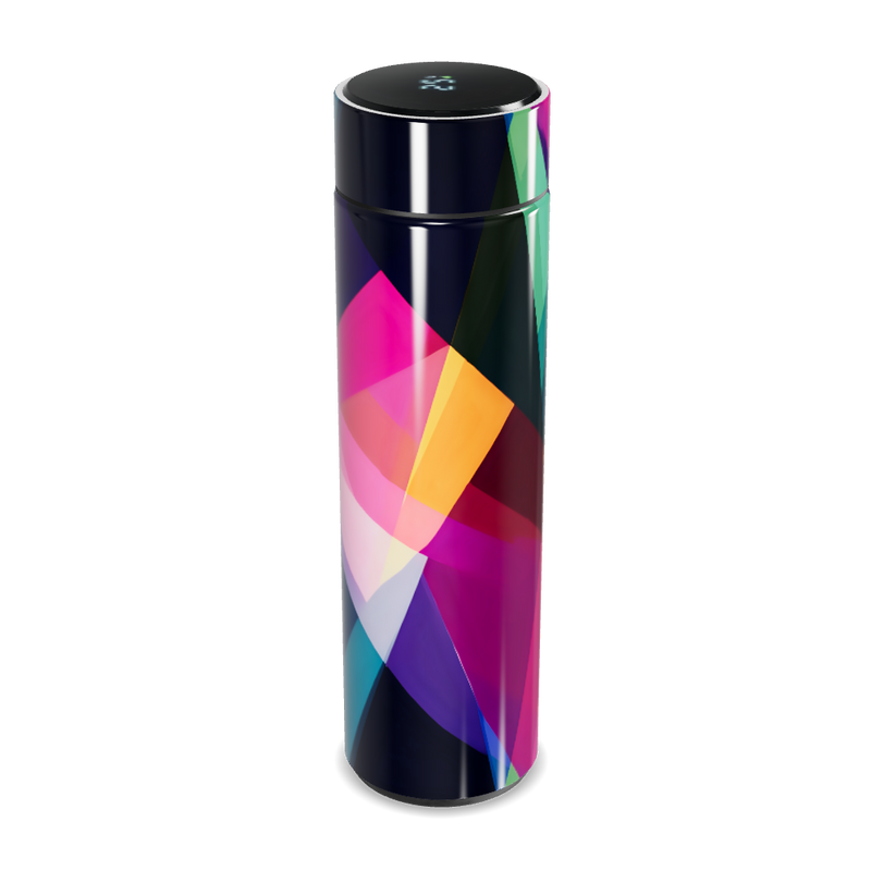 Garrafa Térmica Touch - Estampa Colorida Vidro