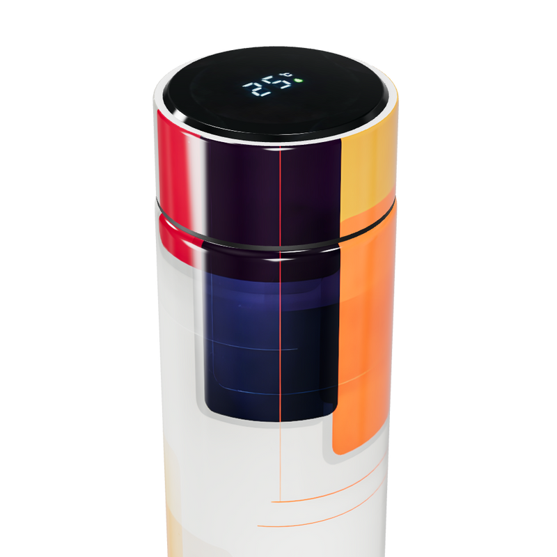 Garrafa Térmica Touch - Estampa Colorida