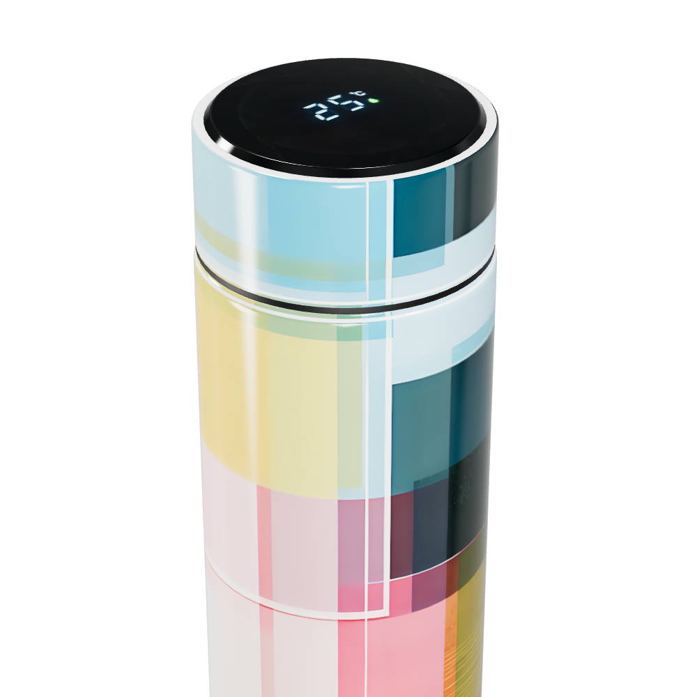 Garrafa Térmica Touch - Multicolor com Display Digital