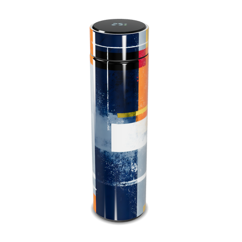 Garrafa Térmica Touch - Estampa Colorida Aço