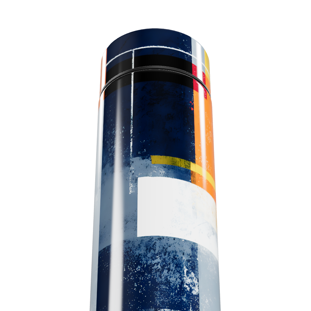 Garrafa Térmica Touch - Estampa Colorida Aço