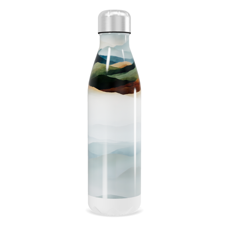 Garrafa Inox - Estampa Montanhas