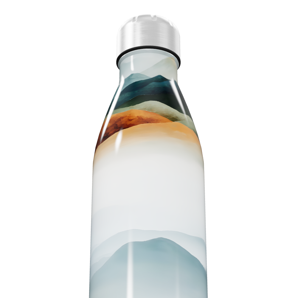 Garrafa Inox - Estampa Montanhas